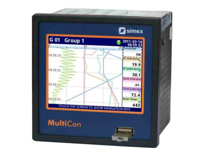 SIMEX Stationary data recorder